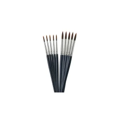 I Love Art - Set di pennelli per acquerello, tondi 5+5