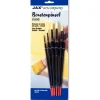 Jax Artcompany - Set di pennelli tondi in setola