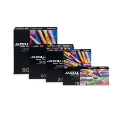 Jaxell - Pastelli extra fini in scatola di cartone
