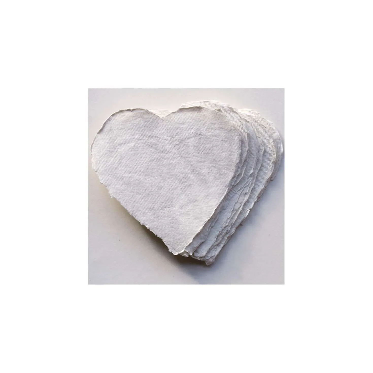 Khadi - Carta fatta a mano a forma di cuore