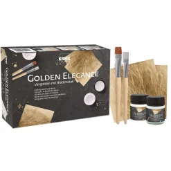 Kreul - Golden Elegance, Set per doratura con fogli di metallo