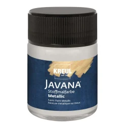 Kreul - Javana, Colori per pittura su tessuto con effetto metallico