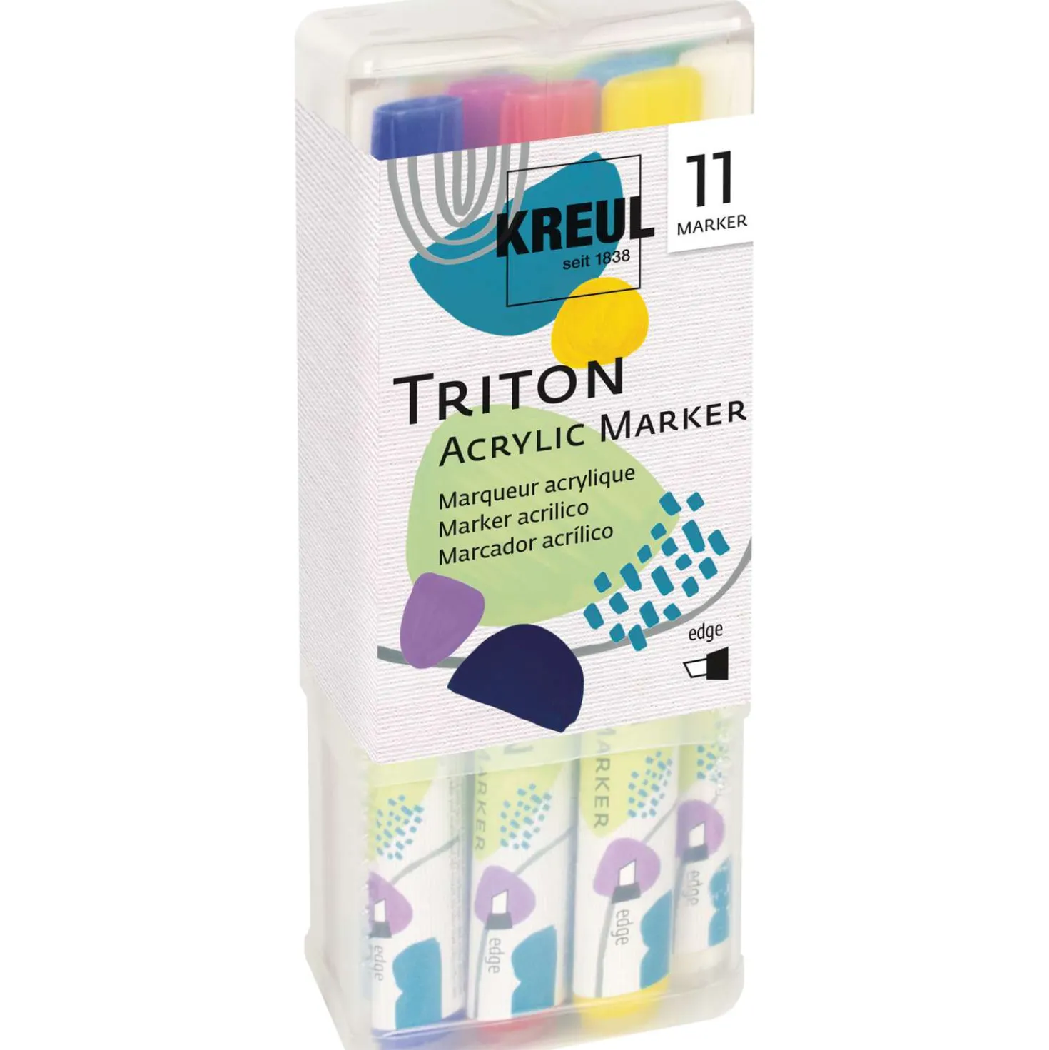 Kreul - Triton Acrylic Marker, Set Powerpack da 11