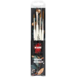 Kum - Botanical Aquarell, Set di 4 pennelli per acquerello
