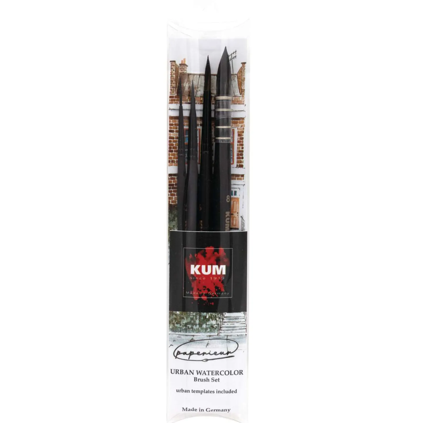 Kum - Urban Watercolour, Set di pennelli per acquerello