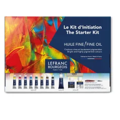 Lefranc & Bourgeois - Starter Kit, Set di colori a olio fini + accessori