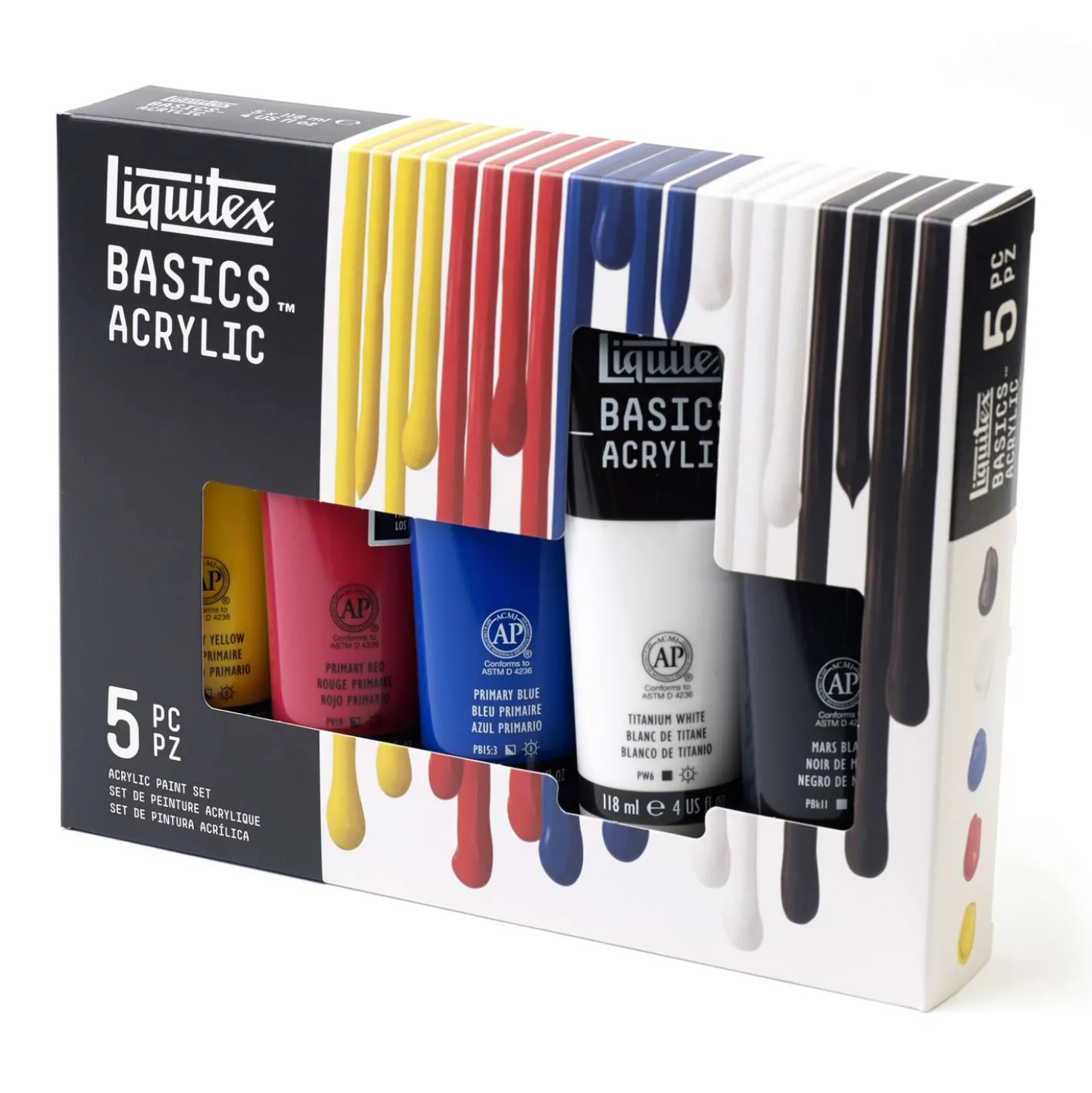 Liquitex - Basics, Set di colori acrilici primari