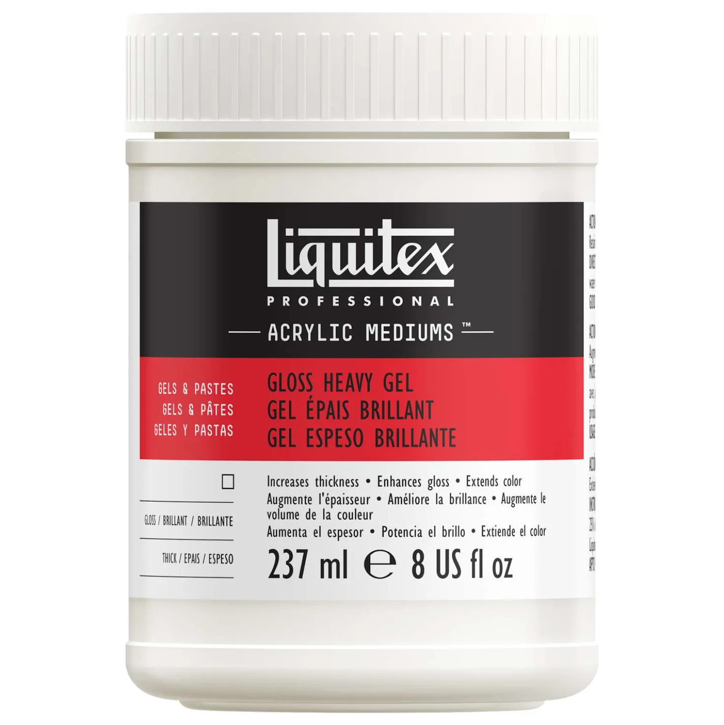 Liquitex - Gloss Heavy Gel, Gel denso brillante