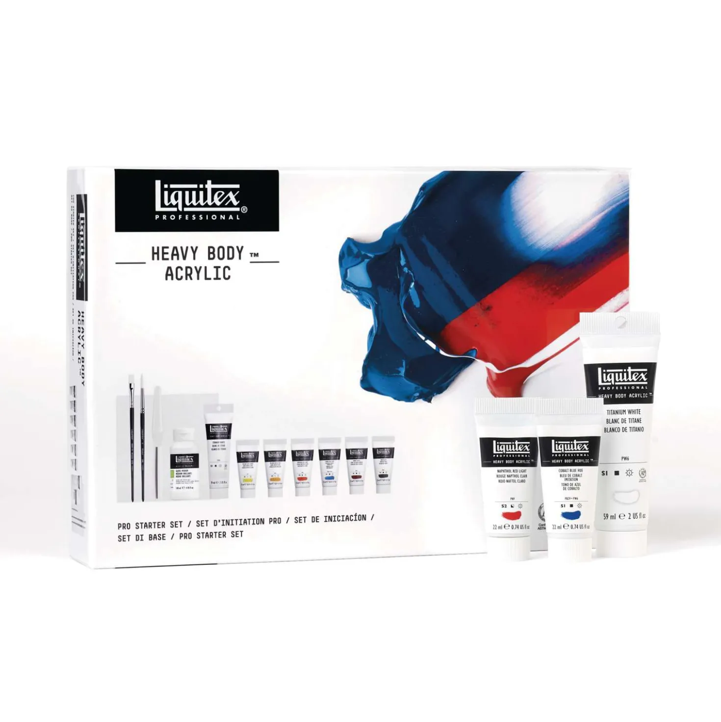 Liquitex - Heavy Body, Set di base di colori acrilici