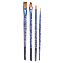 Léonard - Azur, Serie 400-4, Set di pennelli vegani