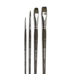 Léonard - Expression, Serie 50, Set da 4 pennelli sintetici per acrilico