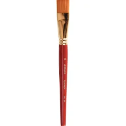 Léonard - Pennello serie 20 PL Ruby, fibra sintetica, piatto