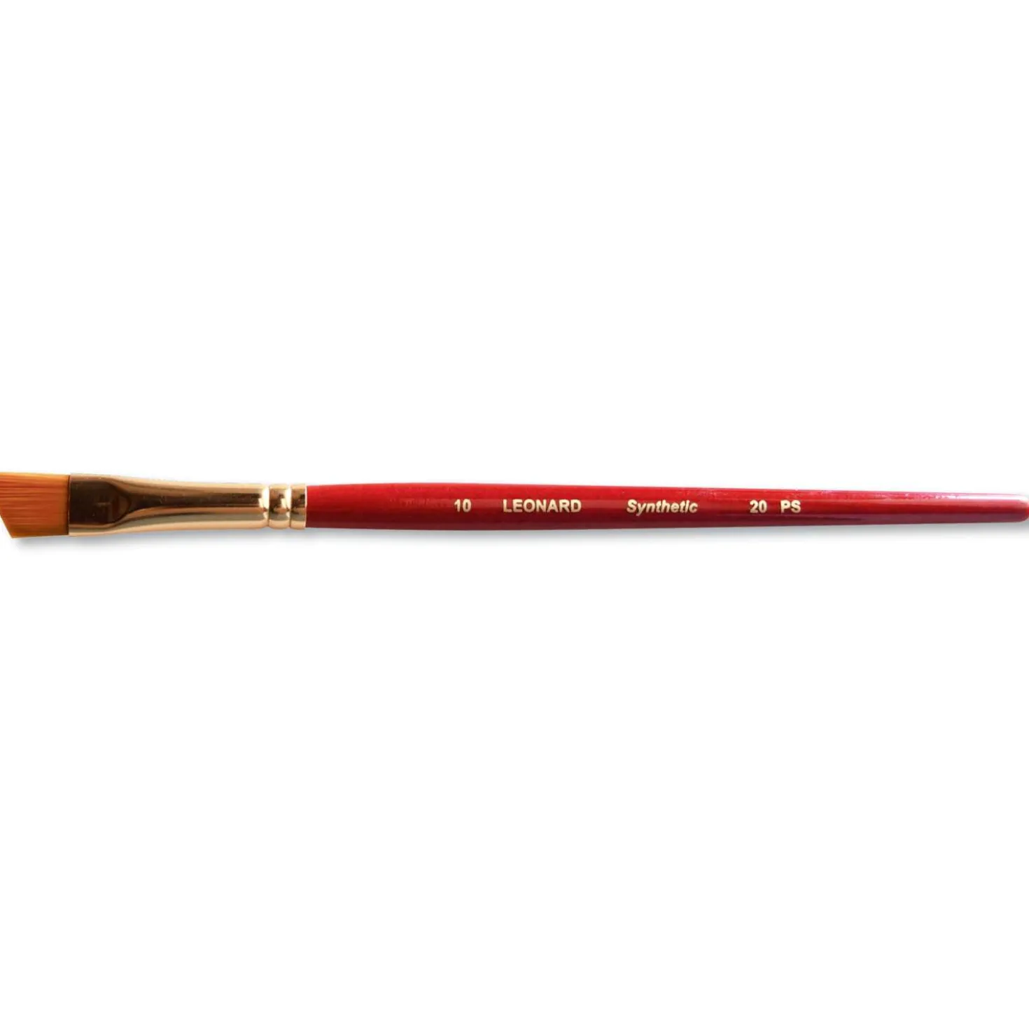 Léonard - Pennello serie 20 PS Ruby, fibra sintetica, obliquo