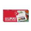 Lukas - Aquarell Studio, Set da 12 acquerelli da viaggio