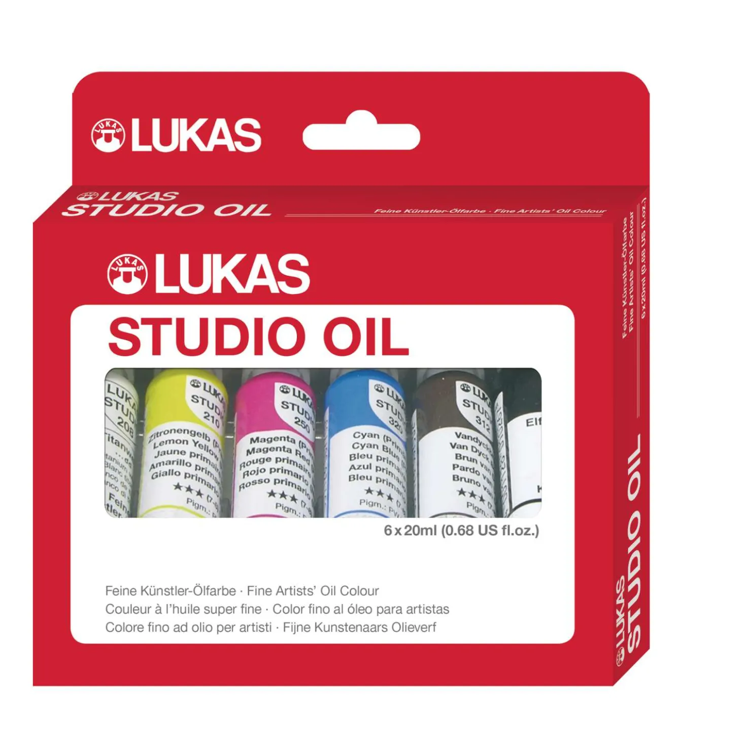 Lukas - Studio, Set di base di colori ad olio