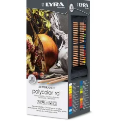 Lyra - Rembrandt, Polycolor, Astuccio a rotolo con 24 matite