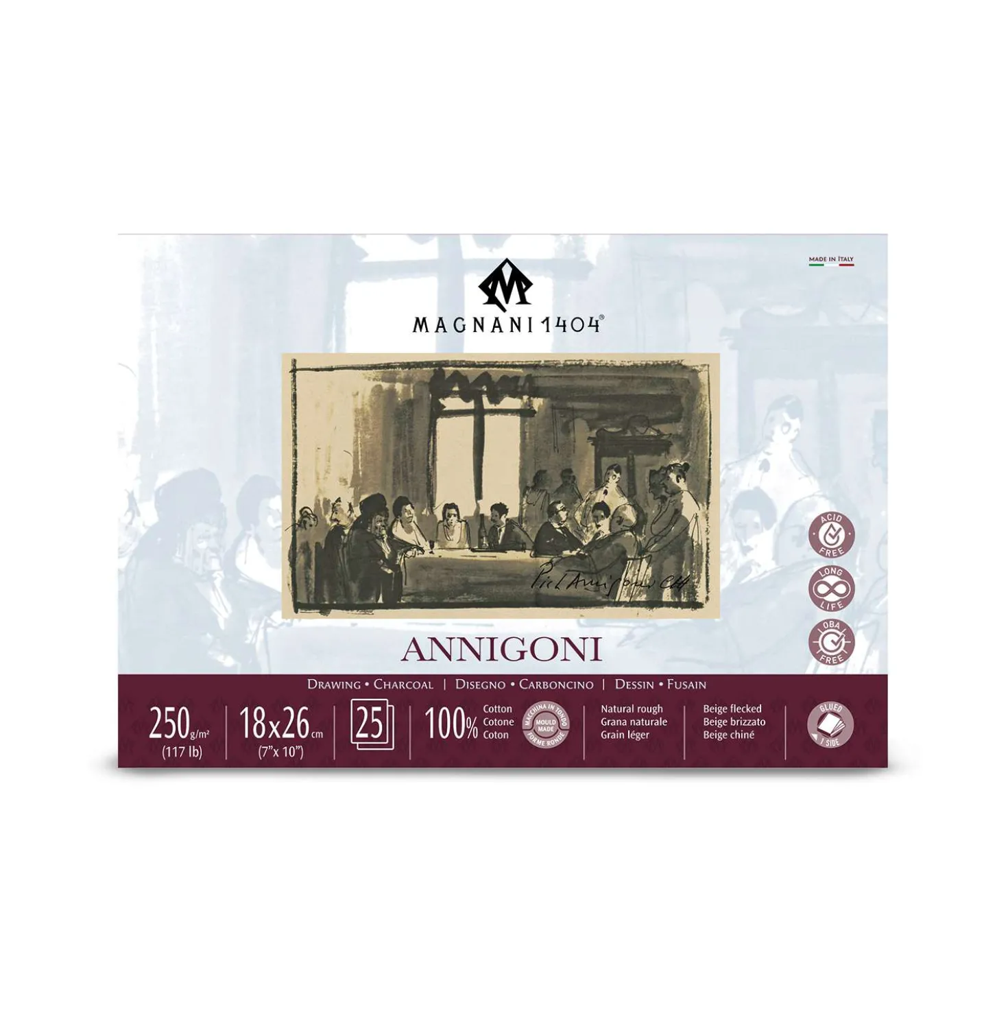 Magnani 1404 - Annigoni, Blocco di carta da disegno