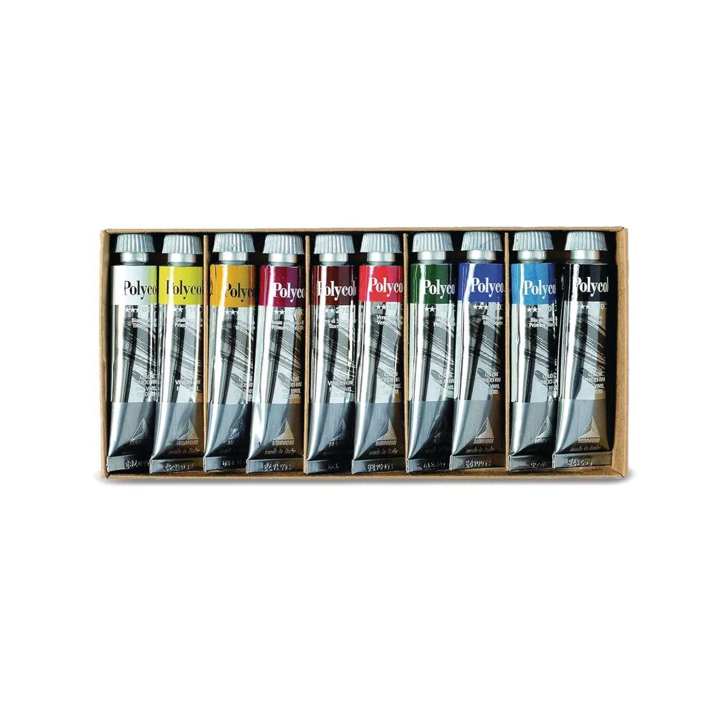 Maimeri - Polycolor, Set da 10 colori acrilici