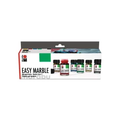 Marabu - Easy Marble, Set di colori per marmorizzazione