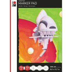 Marabu - Graphix Marker Pad, Blocco da disegno per marker