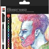 Marabu - Graphix Permanent Marker, Set Significant