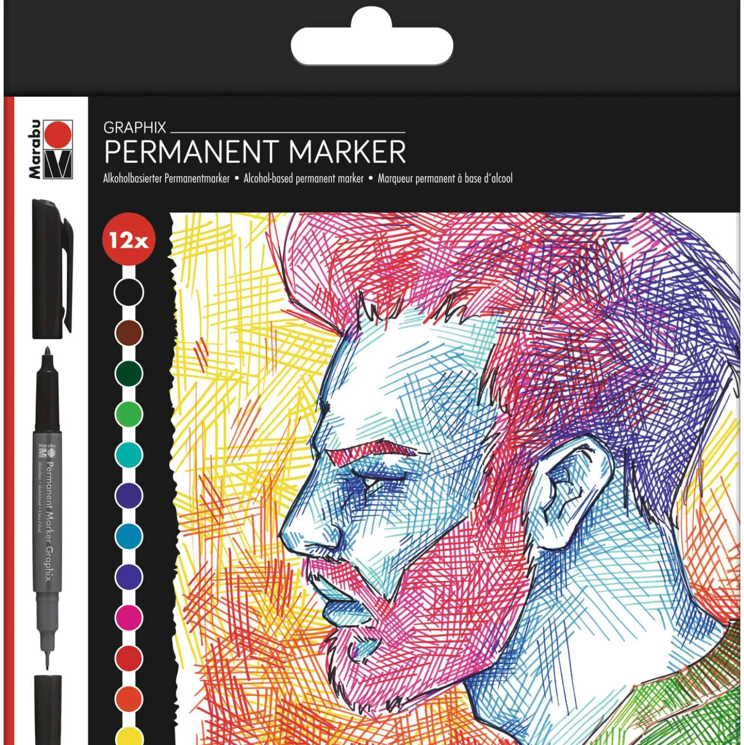 Marabu - Graphix Permanent Marker, Set Significant