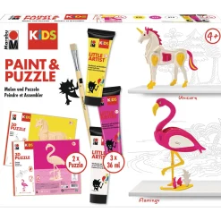 Marabu - Kids, Little Artist, Set Paint & Puzzle