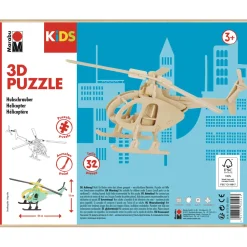 Marabu - Kids, Puzzle 3D da colorare
