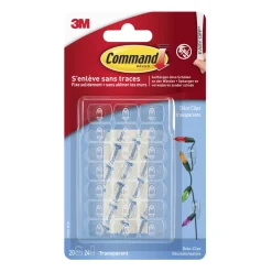 3M - Command, Clip decorative trasparenti