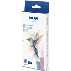 Milan - Soft Pastels, Set di pastelli metallizzati