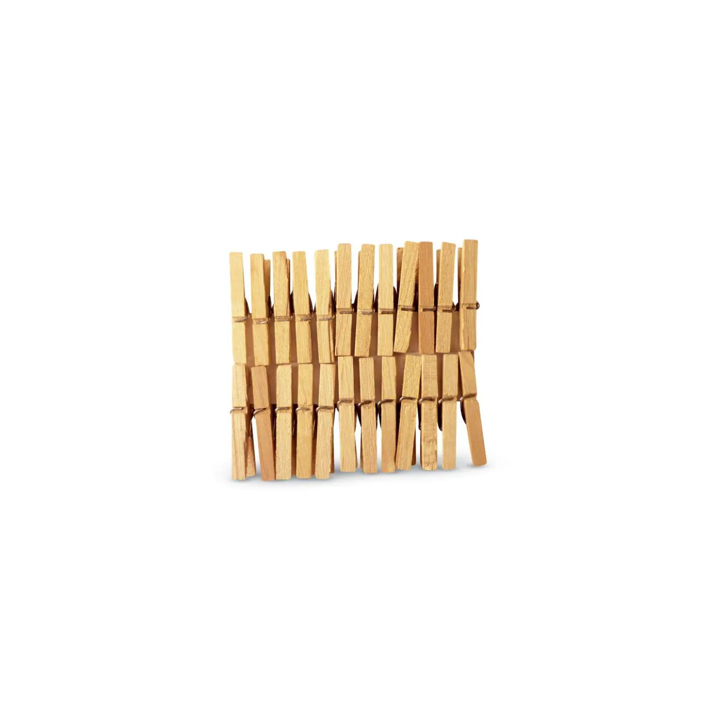 Mollette in legno, 24 pezzi