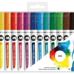 Molotow - Aqua Color Brush, Set di marker