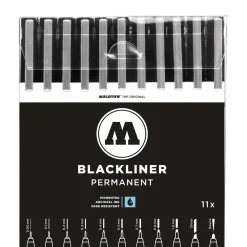 Molotow - Blackliner permanent, Set completo