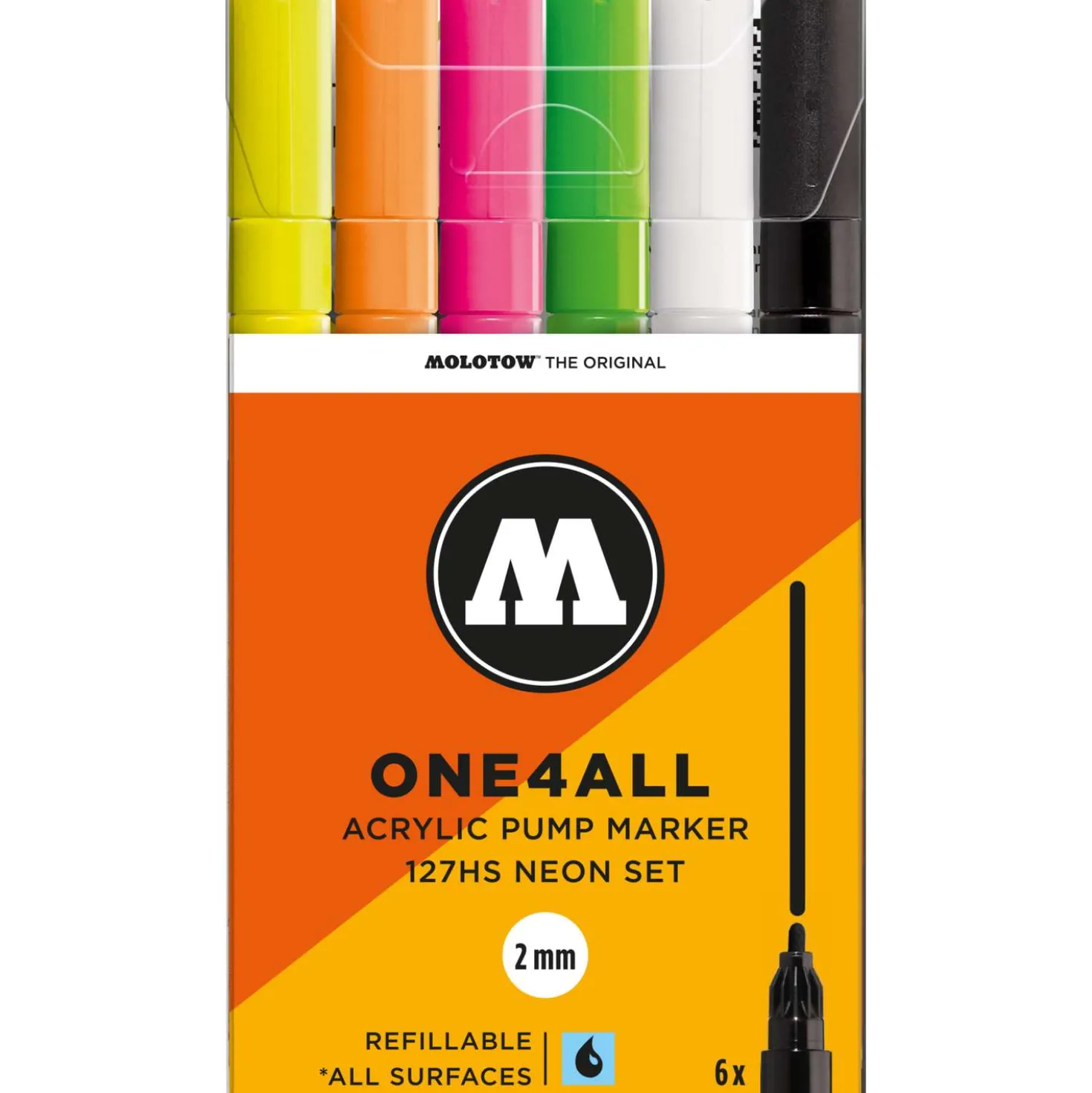 Molotow - One4All 127HS, Set tematici da 6 marker