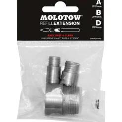 Molotow - Refill Extensions, Serie A/B/D, Tryout Pack