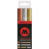 Molotow - Set di marker Permanent Paint, colori metallici