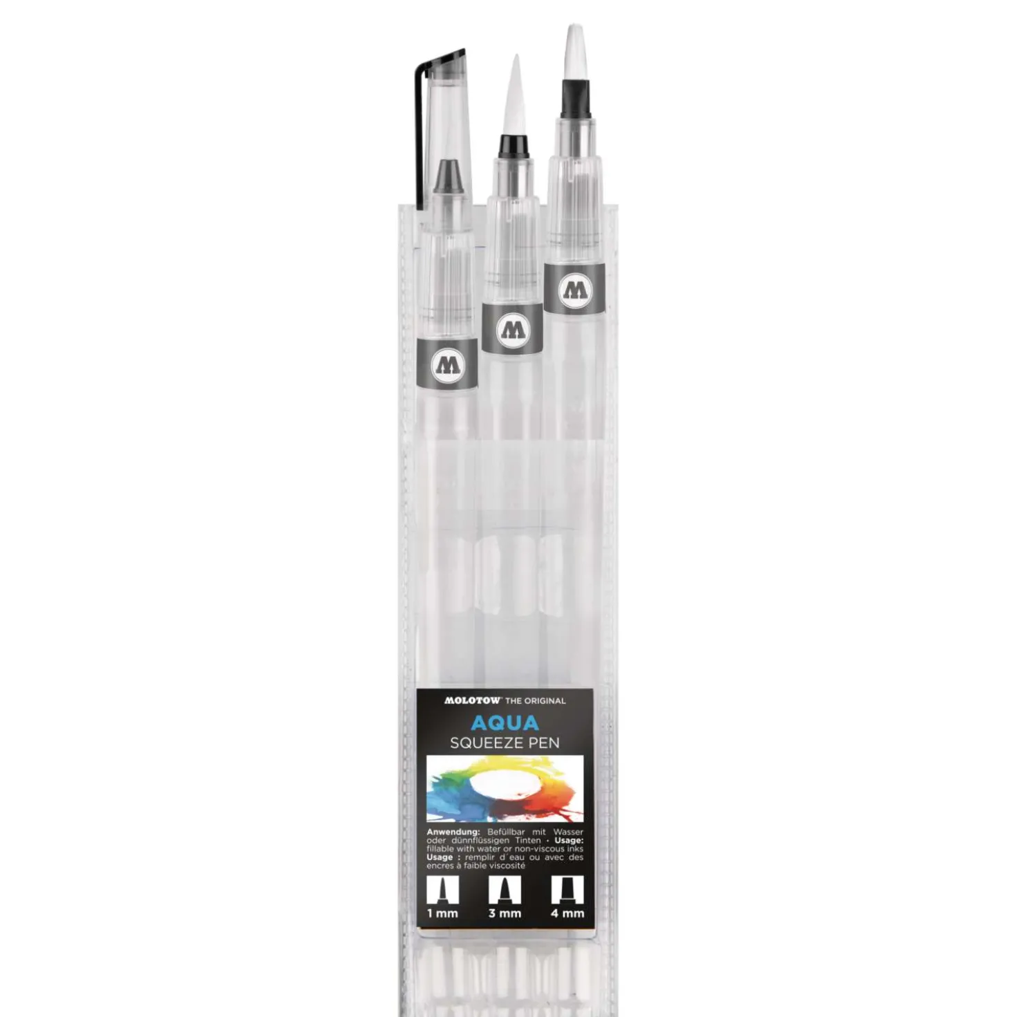 Molotow - Set di marker vuoti Aqua Squeeze Pen