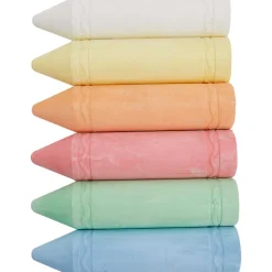 O'Color - Set da 6 gessetti grandi per pittura su strada