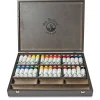 Old Holland - Classic, Set con 30 tubetti di colore ad olio in scatola di legno