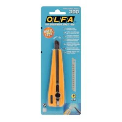 Olfa - 300, Cutter con sistema di bloccaggio a vite