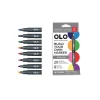 OLO - Set da 8 marker con punta a cuneo