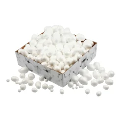 Palline e uova di polistirolo
