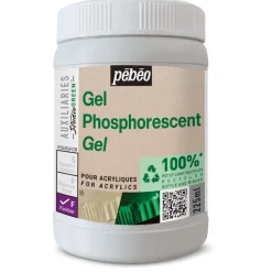 Pébéo - Studio Green, Gel fosforescente per acrilico