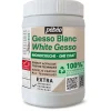 Pébéo - Studio GREEN, White Gesso, Primer bianco extra coprente