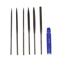 Pebaro - Set di lime ad ago con impugnatura