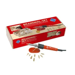 Pebaro - Set per pirografia in scatola di legno