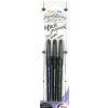 Pentel - Brush Sign Pen Black Pigment, Set da 3