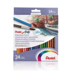 Pentel - Set di matite colorate acquerellabili