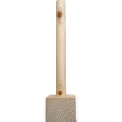 Powertex - Base per scultura con asta in legno