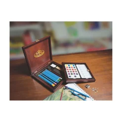 Royal & Langnickel - Set acquerello in scatola di legno